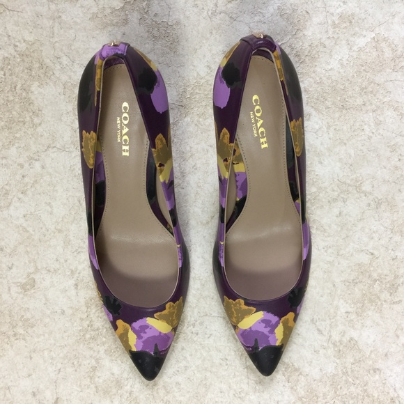 Coach Multicolor Slim heels 6B/6.5B/7B - Picture 2 of 8